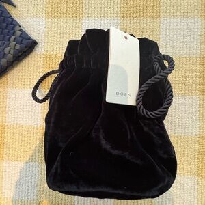 Doen Black Velvet Mini Bag